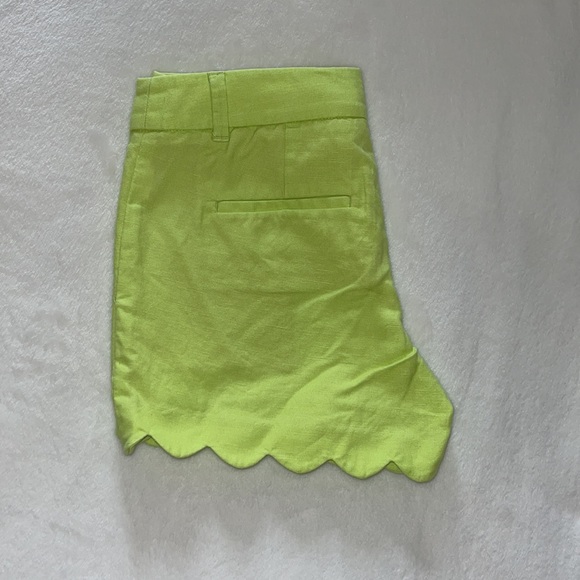 J.Crew short neon green size 00 - Picture 3 of 3